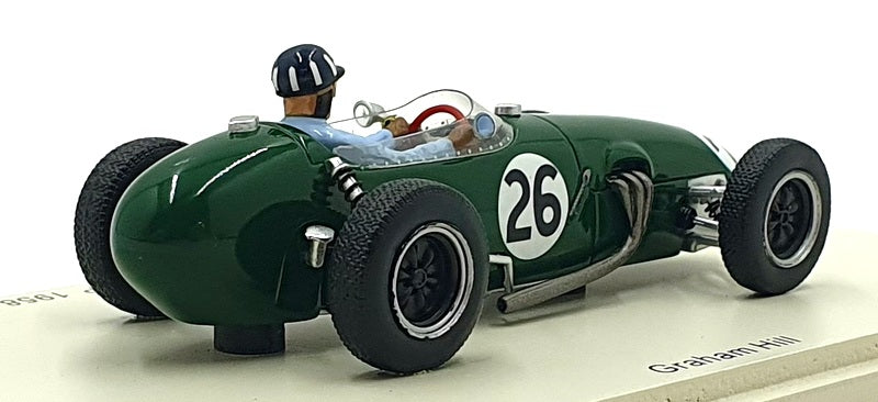 Spark 1/43 Scale S1833 - F1 Team Lotus 12 #26 Monaco GP 1958 G.Hill