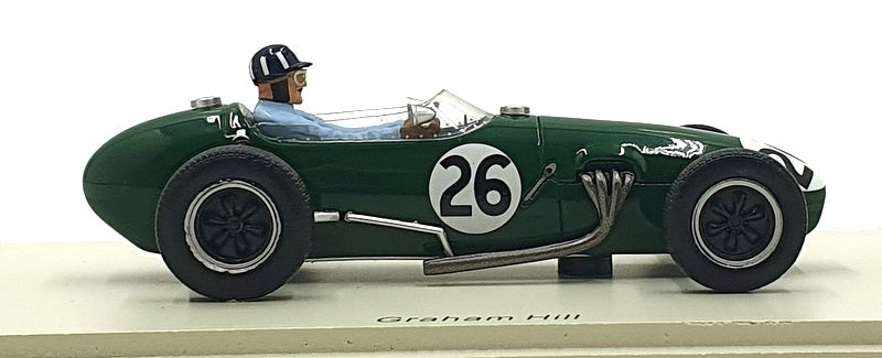 Spark 1/43 Scale S1833 - F1 Team Lotus 12 #26 Monaco GP 1958 G.Hill