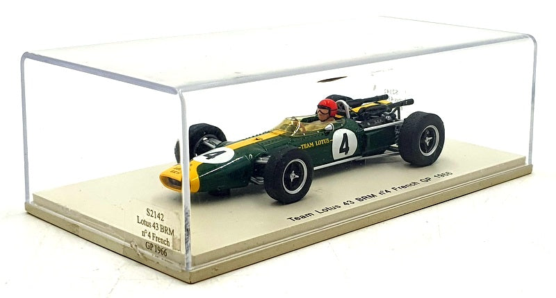 Spark 1/43 Scale Resin S2142 - F1 Lotus 43 BRM #4 French GP 1966 - Arundell