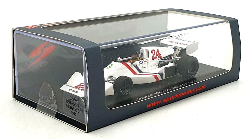 Spark 1/43 Scale Resin S2238 - F1 Hesketh 308C #24 5th Italian GP 1975 - Hunt
