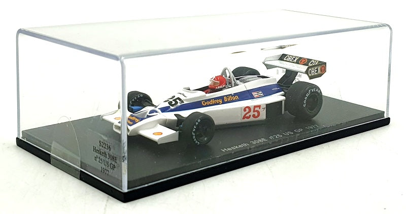 Spark 1/43 Scale S2236 - F1 Hesketh 308E #25 US GP 1977 - Ian Ashley