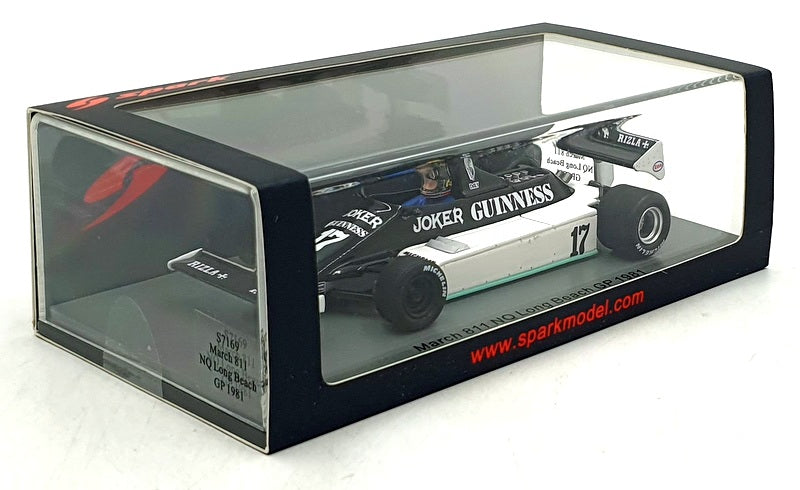 Spark 1/43 Scale Resin S7169 - F1 March 811 NQ #17 Long Beach GP 1981 - Daly