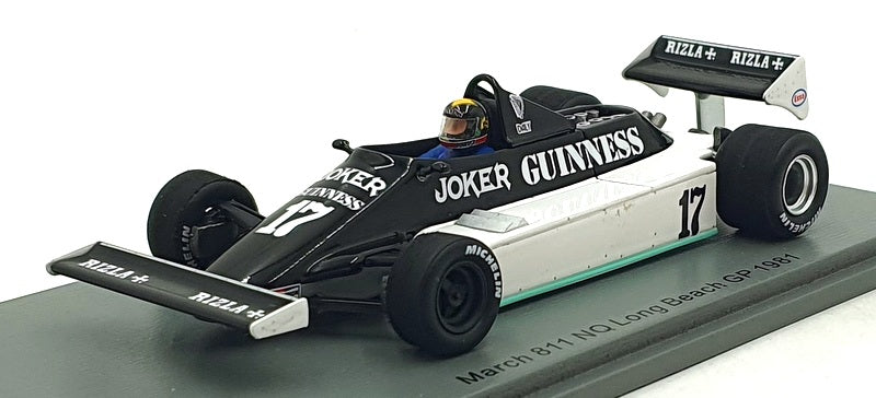 Spark 1/43 Scale Resin S7169 - F1 March 811 NQ #17 Long Beach GP 1981 - Daly