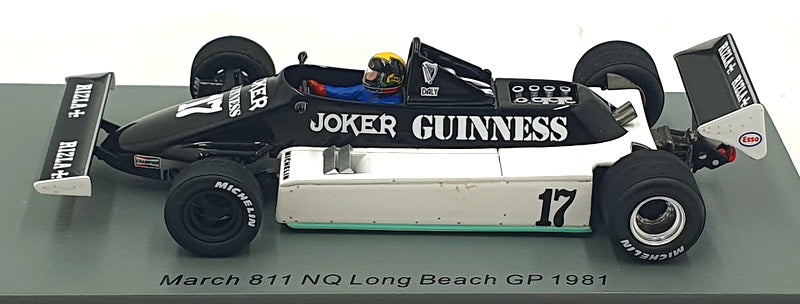 Spark 1/43 Scale Resin S7169 - F1 March 811 NQ #17 Long Beach GP 1981 - Daly
