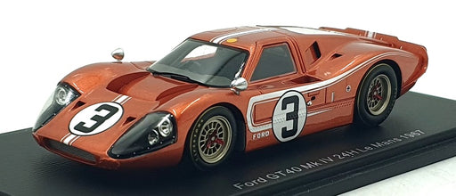 Spark 1/43 Scale S4543 - F1 Ford GT40 MkIV #3 24Hr Le Mans 1967 Andretti/Bianchi