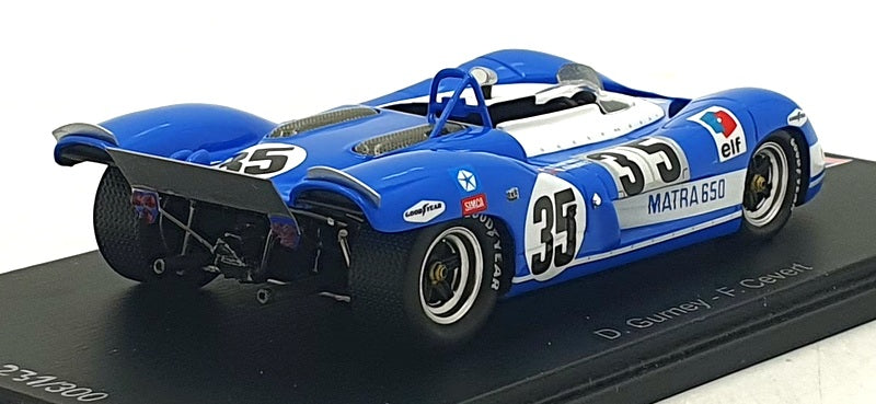 Spark 1/43 Scale US307 - F1 Matra MS650 #35 12Hr Sebring 1970 - Gurney/Cevert