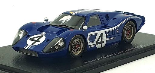 Spark 1/43 Scale S4544 - F1 Ford GT40 MkIV #4 24Hr Le Mans 1967 - Ruby/Hulme