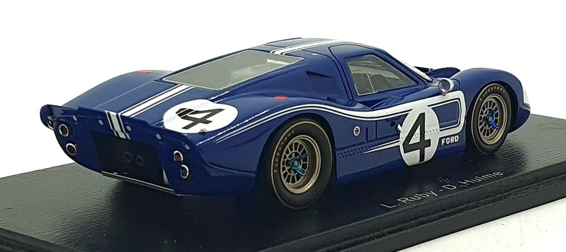 Spark 1/43 Scale S4544 - F1 Ford GT40 MkIV #4 24Hr Le Mans 1967 - Ruby/Hulme