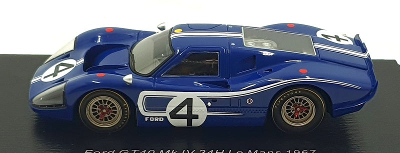 Spark 1/43 Scale S4544 - F1 Ford GT40 MkIV #4 24Hr Le Mans 1967 - Ruby/Hulme