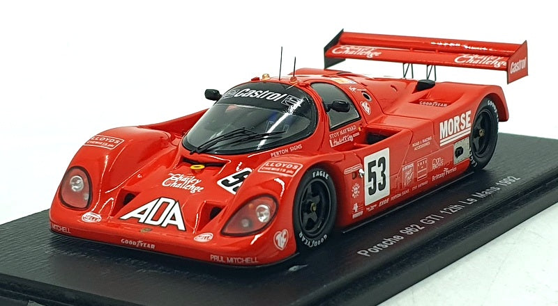 Spark 1/43 Scale S4438 - F1 Porsche 962 GTI #53 12th Le Mans 1992 - Bell/Needell