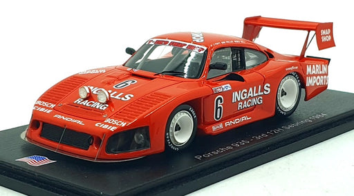 Spark 1/43 Scale US091 F1 Porsche 935 #6 3rd 12Hr Sebring 1984 Wollek/Foyt/Bell
