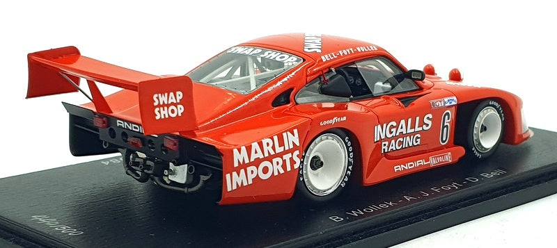 Spark 1/43 Scale US091 F1 Porsche 935 #6 3rd 12Hr Sebring 1984 Wollek/Foyt/Bell