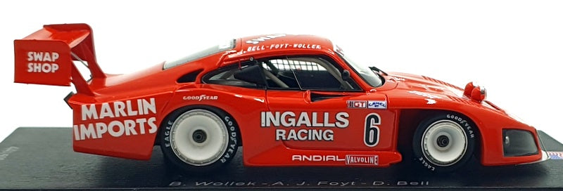 Spark 1/43 Scale US091 F1 Porsche 935 #6 3rd 12Hr Sebring 1984 Wollek/Foyt/Bell