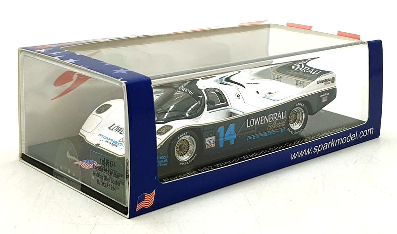 Spark 1/43 Scale US174 F1 Porsche 962 #14 1st Watkins Glen Double 3Hr IMSA 1984