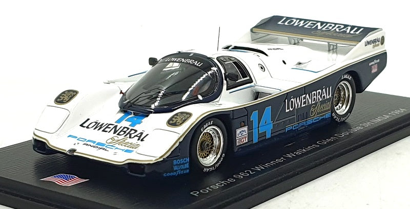Spark 1/43 Scale US174 F1 Porsche 962 #14 1st Watkins Glen Double 3Hr IMSA 1984