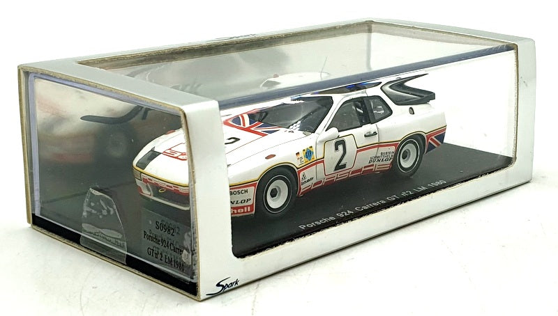 Spark 1/43 Scale S0982 - F1 Porsche 964 Carrera GT #2 Le Mans 1980 - Rouse/Dron