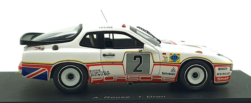 Spark 1/43 Scale S0982 - F1 Porsche 964 Carrera GT #2 Le Mans 1980 - Rouse/Dron
