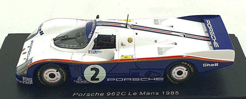 Spark 1/43 Scale S4087 - F1 Porsche 962C #2 Le Mans 1985 - Bell/Stuck/Ickx