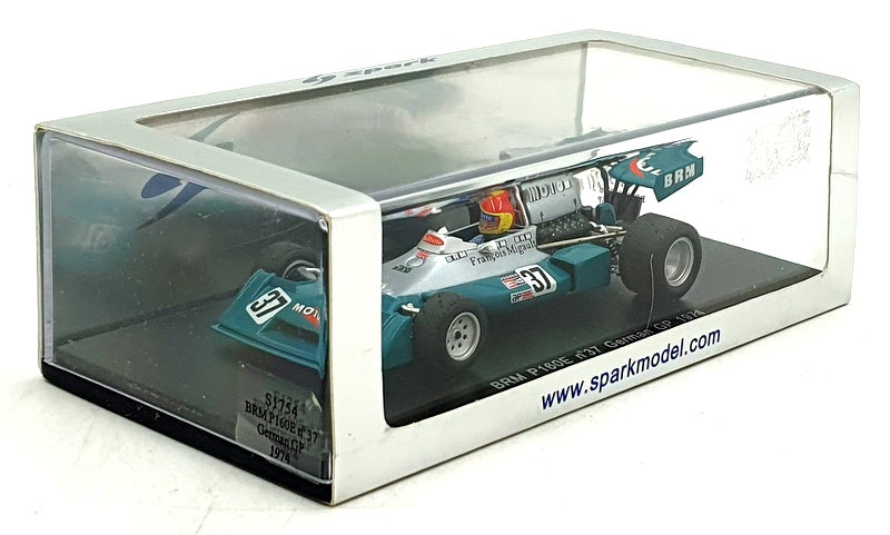 Spark 1/43 Scale S1754 - F1 BRM P106E #37 German GP 1974 - Migault
