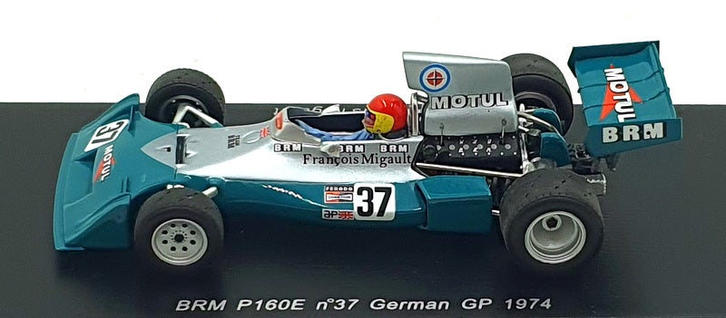 Spark 1/43 Scale S1754 - F1 BRM P106E #37 German GP 1974 - Migault