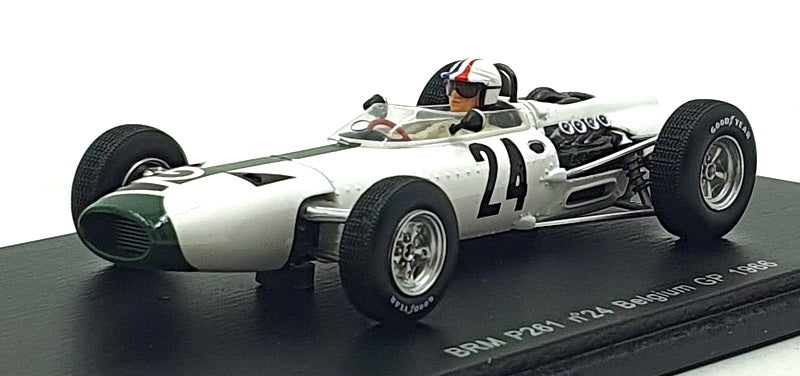 Spark 1/43 Scale S1159 - F1 BRM P261 #24 Belgium GP 1966 - Bondurant