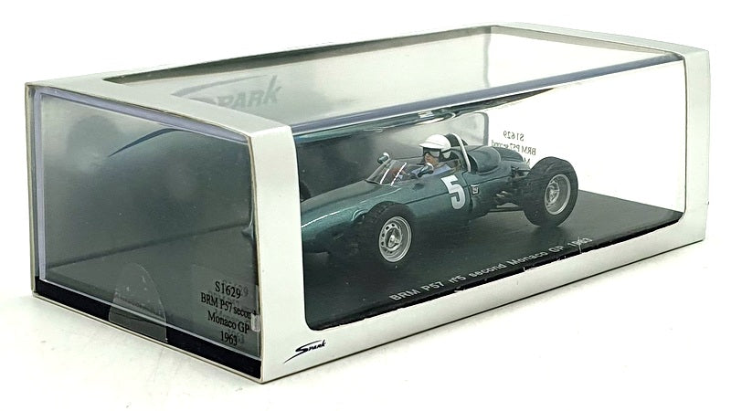Spark 1/43 Scale S1629 - F1 BRM P57 #5 2nd Monaco GP 1963 - Ginther