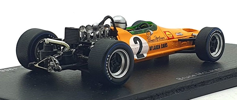 Spark 1/43 Scale S3095 - F1 McLaren M7A #2 1st Race of Champions 1968 - McLaren