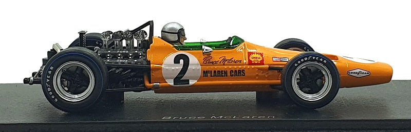 Spark 1/43 Scale S3095 - F1 McLaren M7A #2 1st Race of Champions 1968 - McLaren