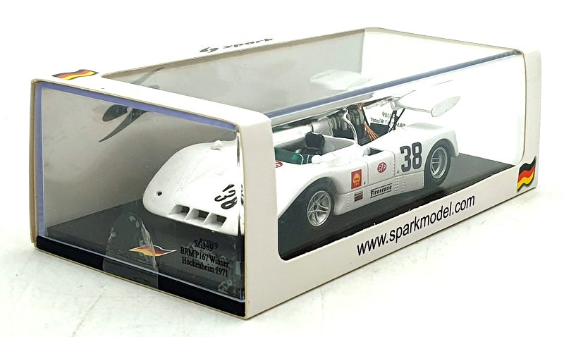 Spark 1/43 Scale SG389 - F1 BRM P167 #38 1st Hockenheim 1971 - Redman