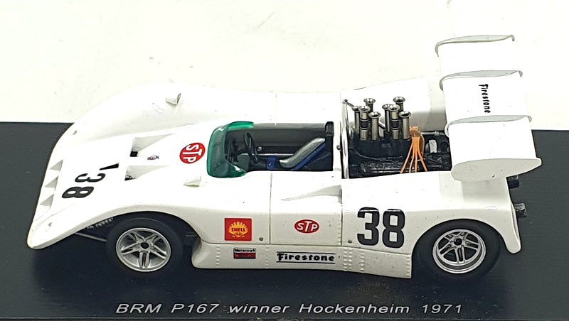 Spark 1/43 Scale SG389 - F1 BRM P167 #38 1st Hockenheim 1971 - Redman