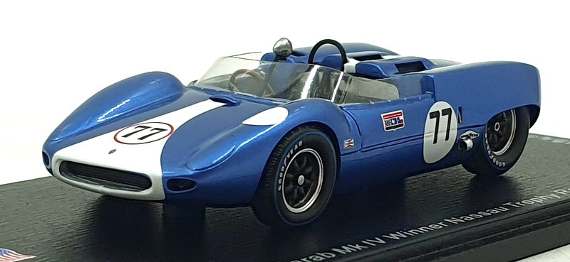 Spark 1/43 Scale US109 - Scarab Mk IV #77 1st Nassau Trophy Race 1963 - Foyt