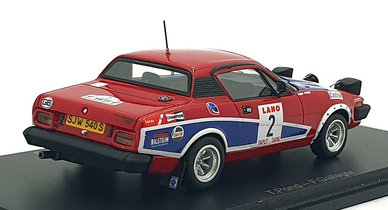 Spark 1/43 Scale S7056 - Triumph TR7 #2 1st Ypres Rally 1978 - Pond/Gallagher