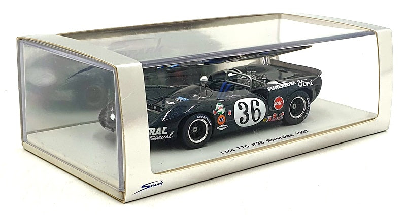 Spark 1/43 Scale S1138 - Lola T70 #36 Riverside 1967 - Gurney