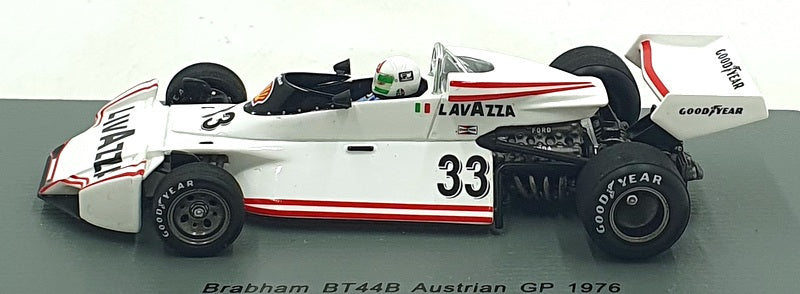 Spark 1/43 Scale S7103 - F1 Brabham BT44B #33 Austrian GP 1976 - Lombardi