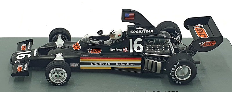 Spark 1/43 Scale S3837 - Shadow DN5B #16 3rd Brazil GP 1976 - Tom Pryce