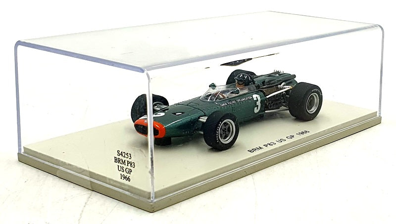 Spark 1/43 Scale S4253 - F1 BRM P83 #3 US GP 1966 - G. Hill