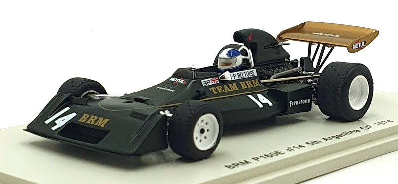 Spark 1/43 Scale S1149 - F1 BRM P160E #14 5th Argentina GP 1974 - Beltoise