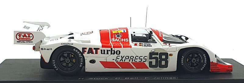 Spark 1/43 Scale S1915 - Porsche 962C #58 7th Le Mans 1991 - Bell/Jelinski/Stuck
