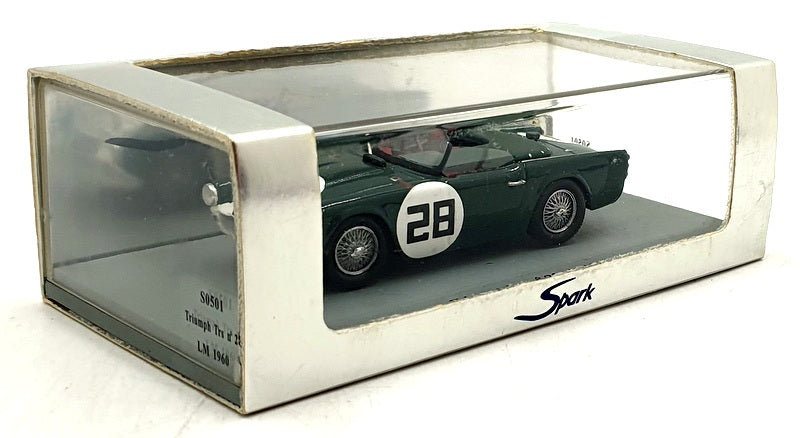 Spark 1/43 Scale S0501 - Triumph Trs #28 Le Mans 1960 - Ballisat/Becquart