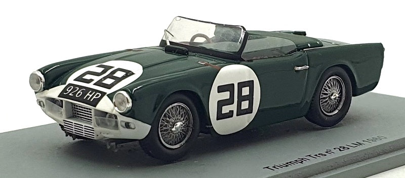 Spark 1/43 Scale S0501 - Triumph Trs #28 Le Mans 1960 - Ballisat/Becquart