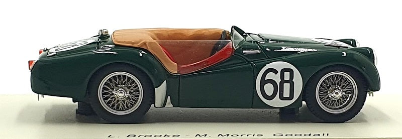 Spark 1/43 Scale S1394 - Triumph TR2 #68 Le Mans 1955 - Brooke/Morris/Goodall