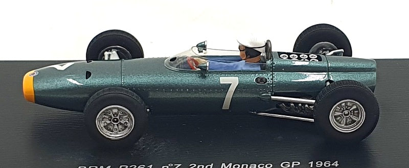 Spark 1/43 Scale S1157 - BRM P261 #7 2nd Monaco GP 1964 - Ginther