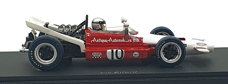 Spark 1/43 Scale S3127 - F1 McLaren M7B #10 5th French GP 1969 - Elford
