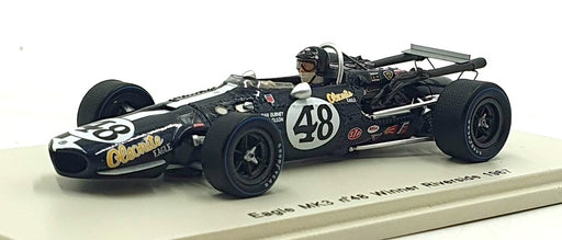Spark 1/43 Scale S2396 - Eagle MK3 #48 1st Riverside 1967 - Gurney