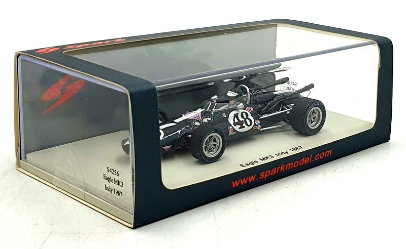 Spark 1/43 Scale S4256 - Eagle MK3 #48 Indy 500 1967 - Rindt