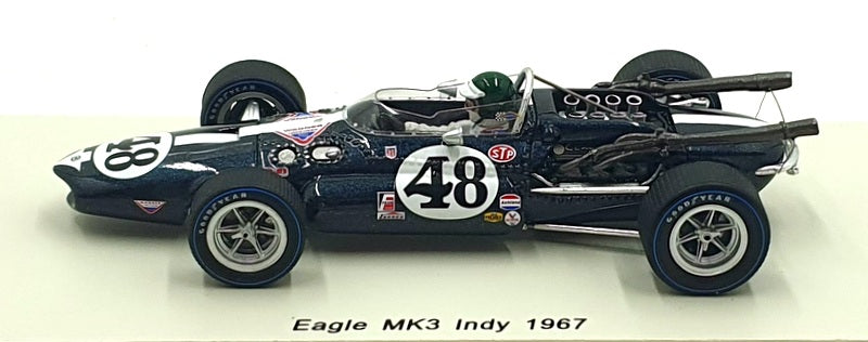 Spark 1/43 Scale S4256 - Eagle MK3 #48 Indy 500 1967 - Rindt