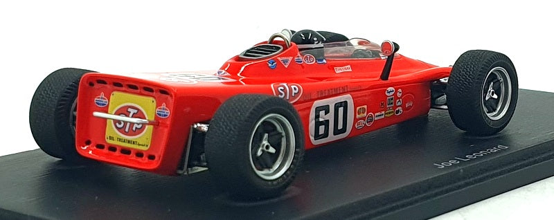 Spark 1/43 Scale S1762 - Lotus 56 #60 Indy 500 1968 - Leonard