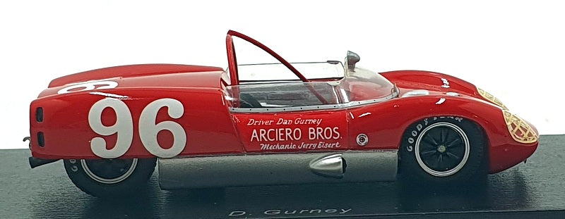 Spark 1/43 Scale 43DA62 - Lotus 19 #96 1st Daytona 1962 - Gurney