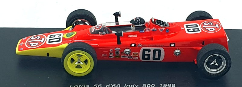 Spark 1/43 Scale S1762 - Lotus 56 #60 Indy 500 1968 - Leonard