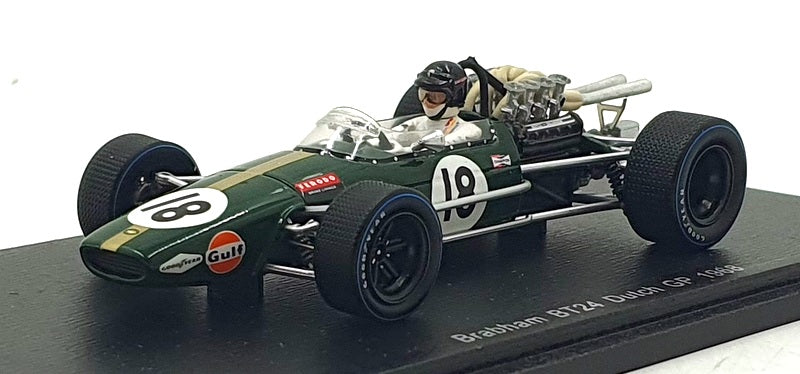 Spark 1/43 Scale S4779 - F1 Brabham BT24 #18 Dutch GP 1968 - Gurney